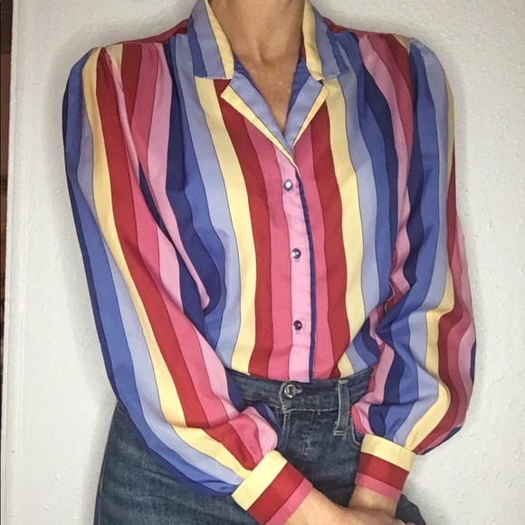 🕺🏼VTG secretary blouse - Picture 2 of 10